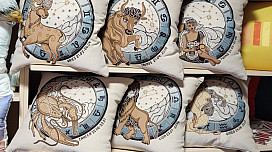 ZODIAC SIGNS Tapestry Cushion Covers