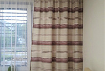 Decorative curtain and curtain Gerster in the bedroom