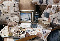 New collection of decorative fabrics Ocean