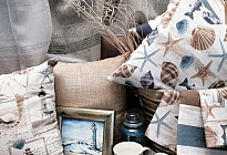 New collection of decorative fabrics Ocean