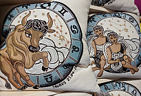 ZODIAC SIGNS Tapestry Cushion Covers