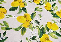 Cotton fabrics with spring and summer motifs