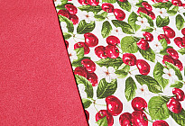 Cotton fabrics with spring and summer motifs