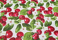 Cotton fabrics with spring and summer motifs