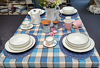 Stylish outdoor dining