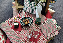 Stylish outdoor dining