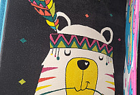 Piece rugs for children and teenagers