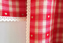 Curtains in a rustic style