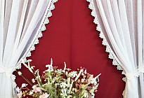 Curtains and lace - breathtaking harmony