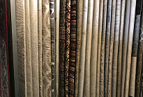 Wide selection of carpets of various sizes ....