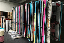 Wide selection of carpets of various sizes ....