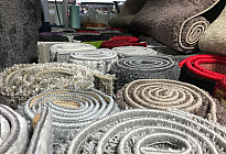 Wide selection of carpets of various sizes ....