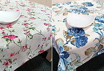 Decorate the table with a new tablecloth. Summer inspiration and tailor-made tablecloth service