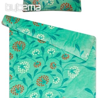 Microflannel bedding - green dandeolin - LINDA menthol