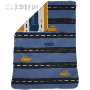 Children's cotton blanket DF Road 100x75