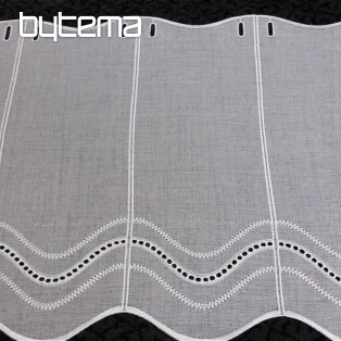 Modern woven Curtain V52 white