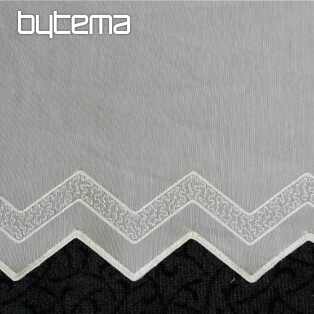Modern woven Curtain G white