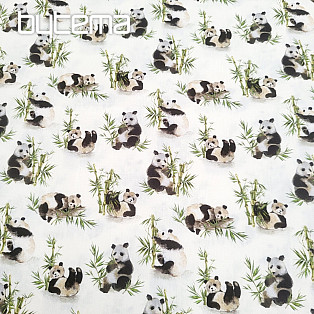 Cotton fabric PANDA