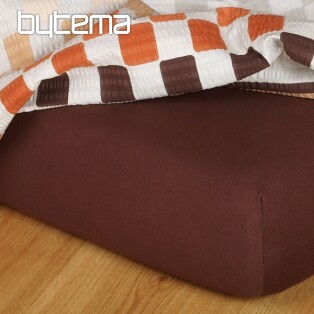 Jersey sheet color dark brown