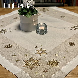 Embroidered Christmas tablecloth, Star shawl