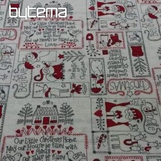 Christmas decoration fabric MUSAVISA