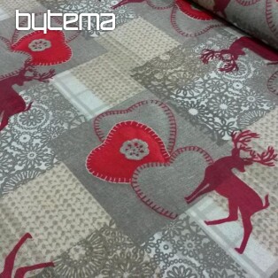 Christmas decorative fabric TRICOT