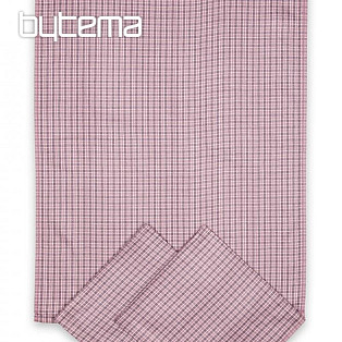 Tea towels small cube OLD PINK