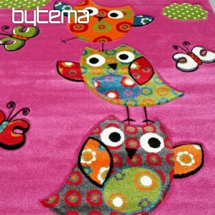 Children carpet OWL and pink owls