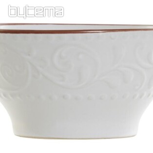 Bowl WHITE RELIEF 14.7x7.7cm white