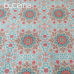 Decorative fabric Sayuri turquoise