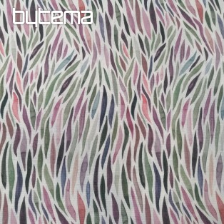 Decorative fabric Izaro green-purple