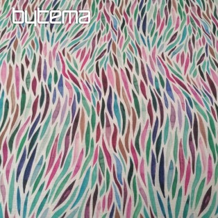 Decorative fabric Izaro purple-turquoise