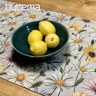 Tapestry tablecloth and scarf DAISY