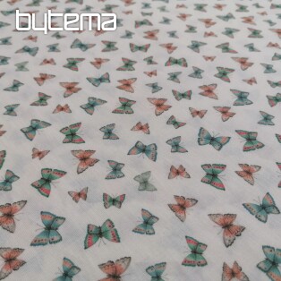 Cotton fabric Mini butterflies
