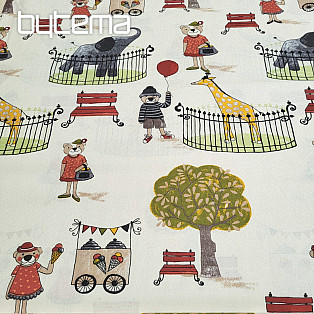 Childrens cotton fabric PARK