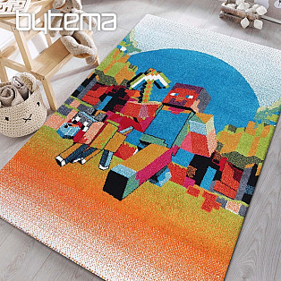 Children&#39;s carpet MONDO 105 - MINECRAFT