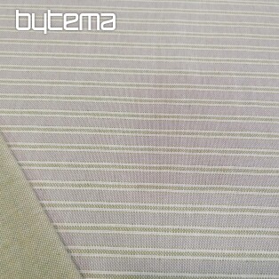 Decorative fabric Iris stripes - green 66