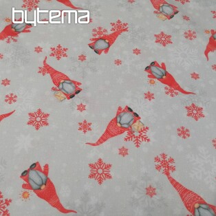Elves Christmas decorative fabric