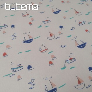 Cotton fabric Ships