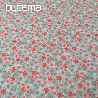 Cotton fabric Lilac flowers