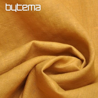 Linen fabric - mustard