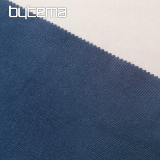 Cotton fabric Corduroy thin - blue