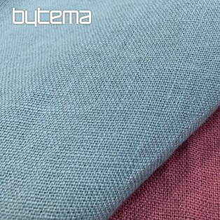 Linen fabric - light teal