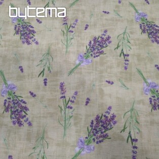 Decorative fabric LAVENDER WITH BOW