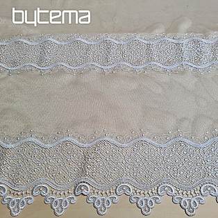 Luxury embroidered curtain GERSTER 11786/0001