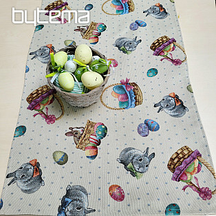 Tapestry tablecloth, scarf EASTER BUNNY