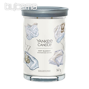 candle YANKEE CANDLE fragrance SOFT BLANKET TUMBER LARGE 2 WICKS