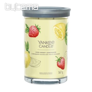 candle YANKEE CANDLE fragrance ICED BERRY LEMONADE TUMBER LARGE 2 wicks