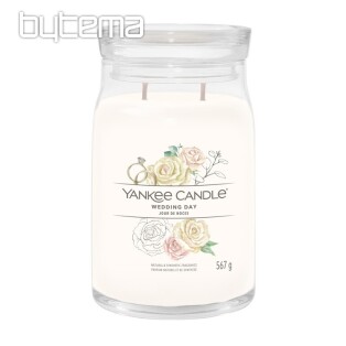 candle YANKEE CANDLE fragrance WEDDING DAY GLASS LARGE 2 wicks