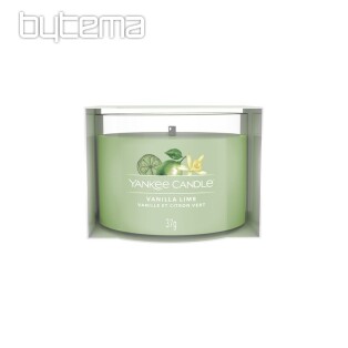 candle YANKEE CANDLE scent VANILLA LIME IN GLASS 37 g